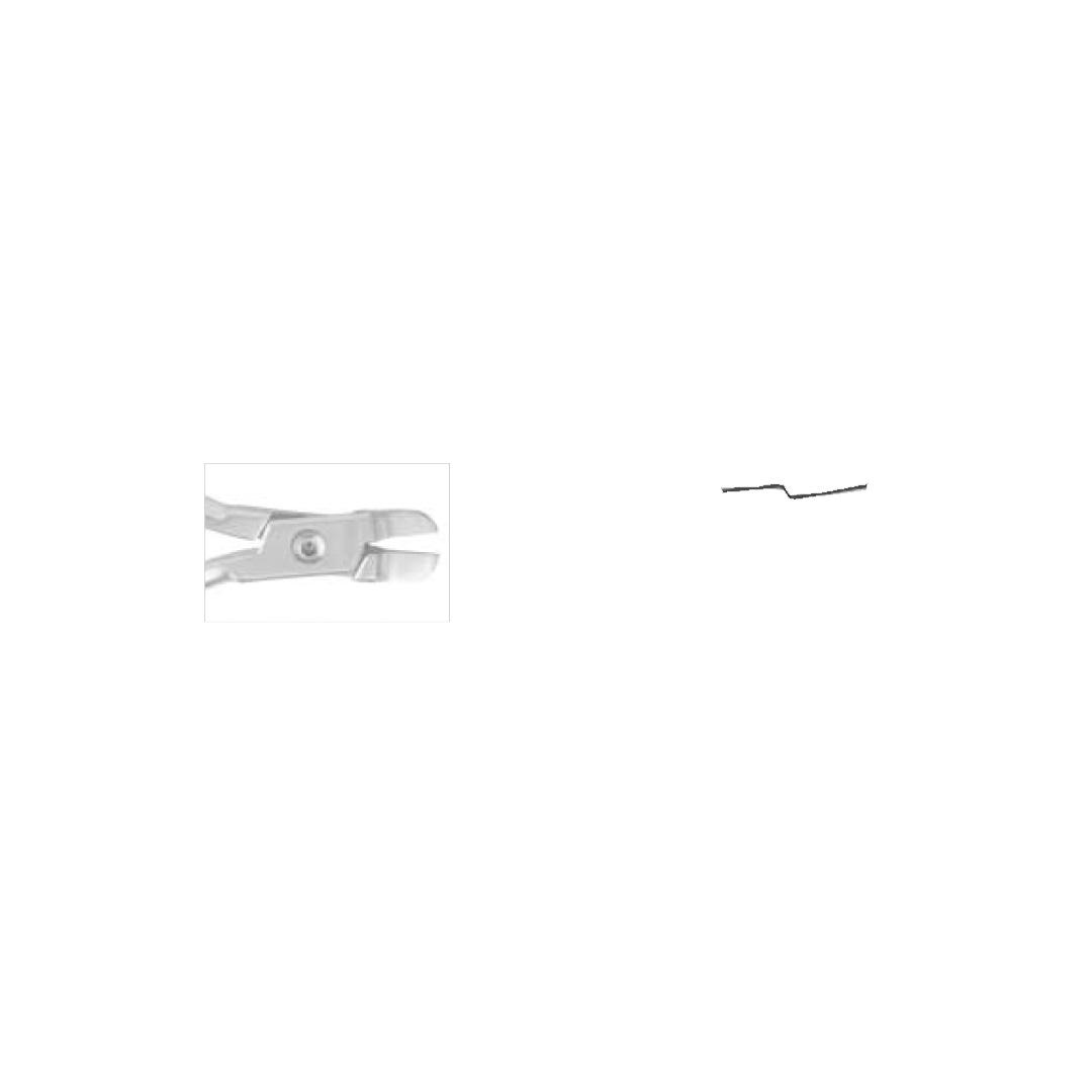 Arch bending plier design for convenient handling of square 
