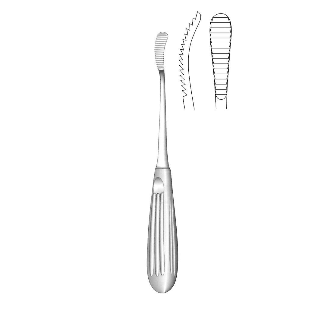 AUFRICHT NASAL RASP BONE FILES,Single ended forward cutting 9 mm