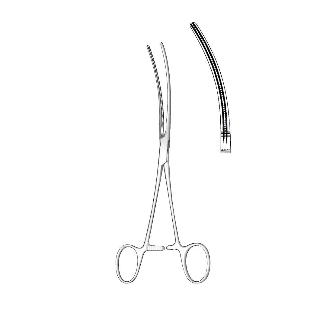 BAINBRIDGE ATRAUMA BULLDOG CLAMPS AND ATRAUMA HAEMOSTATIC FORCEPS CURVED