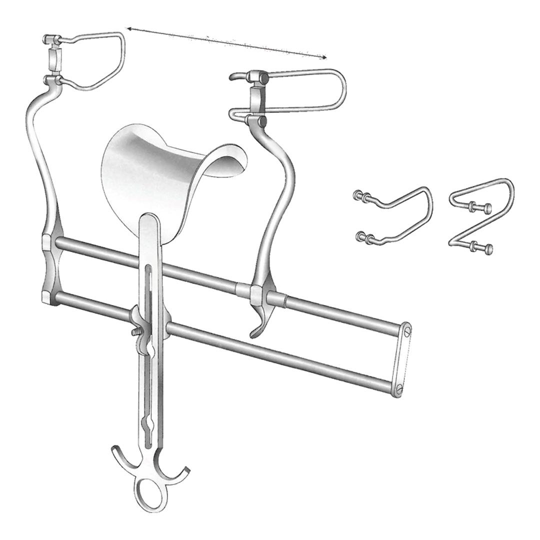 BALFOUR Abdominal Retractors Opening 