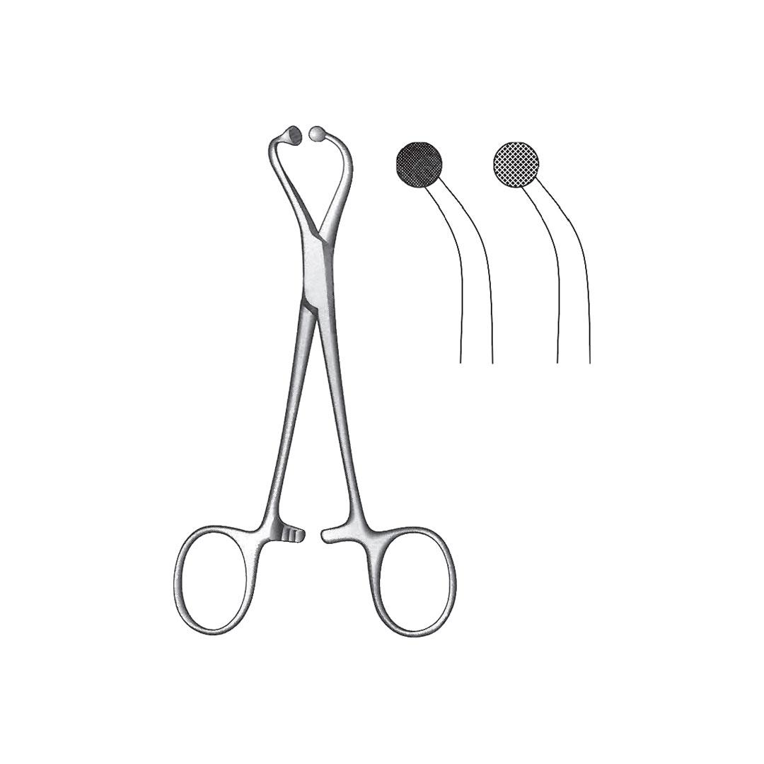 BALL-SOCKET TOWEL FORCEPS For paper cloths
