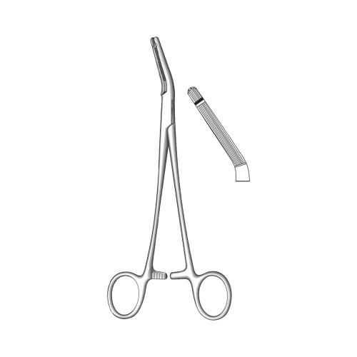 BALLENTINE HYSTERECTOMY & VAGINAL CLAMPS FORCEPS Longitudinal serrations