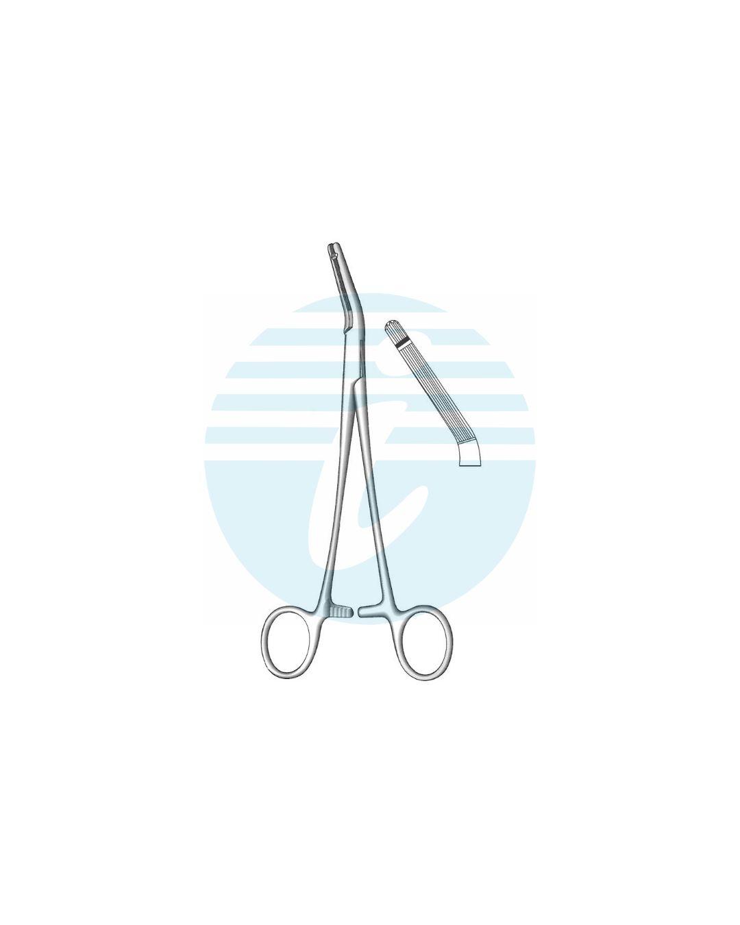 BALLENTINE HYSTERECTOMY & VAGINAL CLAMPS FORCEPS Longitudinal serrations