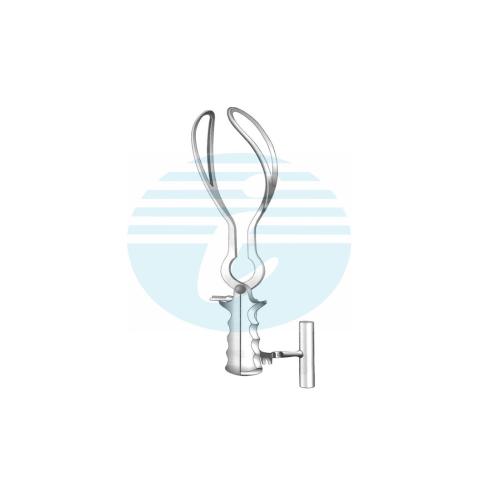 BARNES-NEVILLE OBSTETRICAL (MIDWIFERY) FORCEPS With traction handle