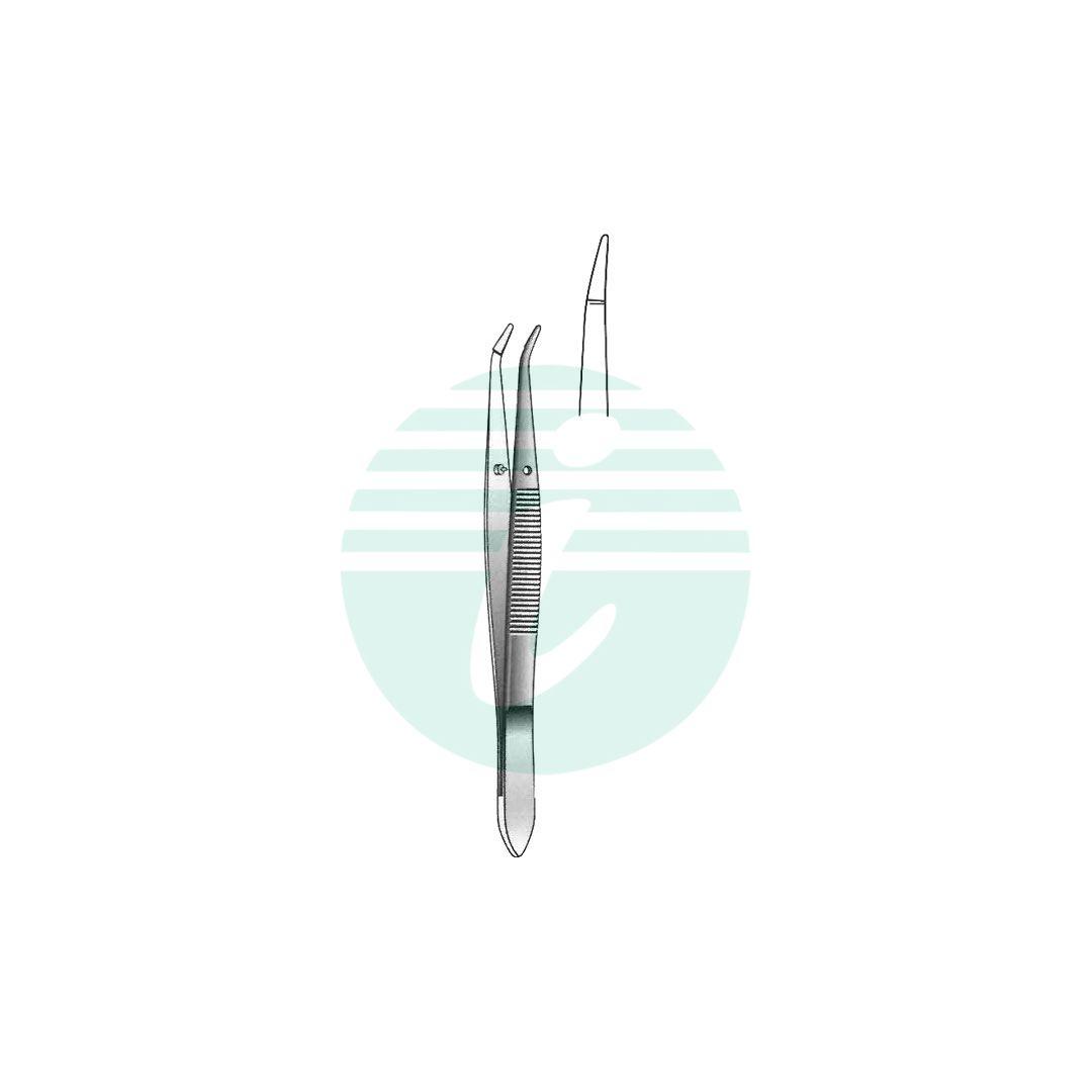 BARRAQUER CILLA FORCEPS Smooth jaw