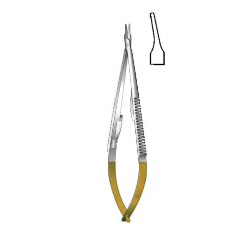 BARRAQUER NEEDLE HOLDERSTC GOLD Extra delicate with lock