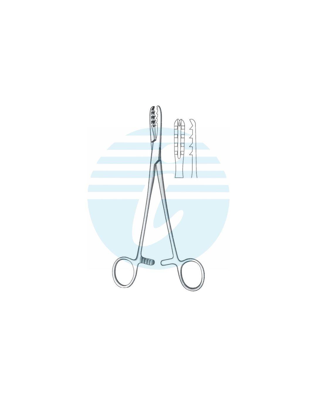 BIRCHER GANSKE BONE HOLDING & REDUCTION FORCEPS Straight and Curved