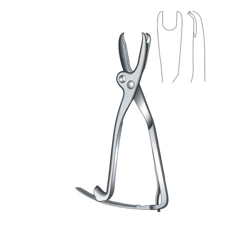 BISHOP BONE HOLDING FORCEPS Adjustable Jaws