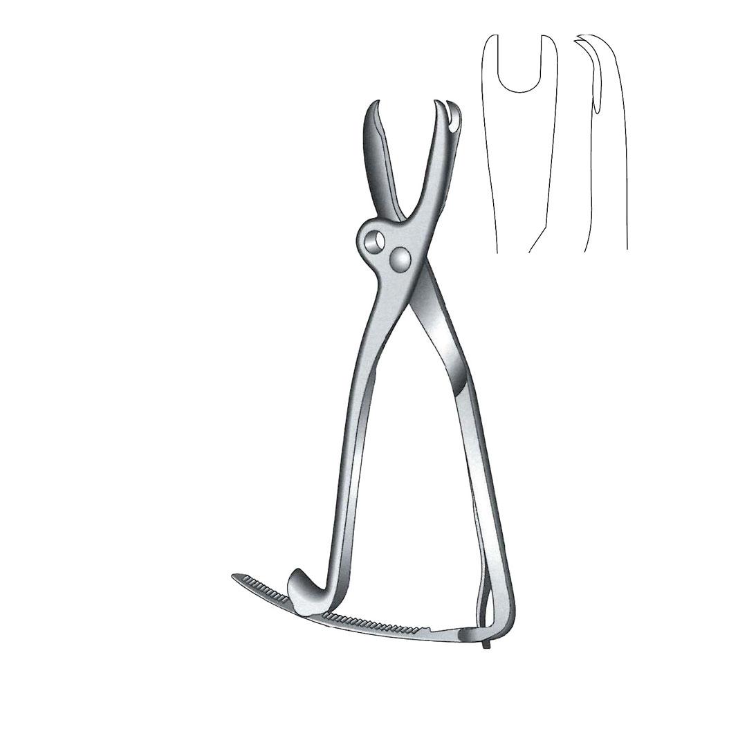 BISHOP BONE HOLDING FORCEPS Adjustable Jaws