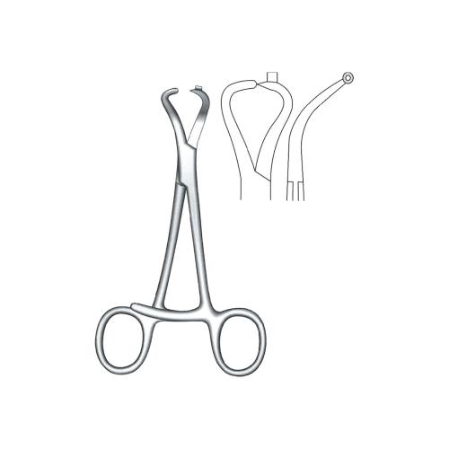 BONE HOLDING & REDUCTION FORCEPS Bone holding forceps Curved with  k-wire guide