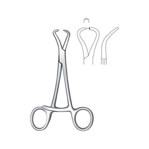 BONE HOLDING AND REDUCTION FORCEPS Curved