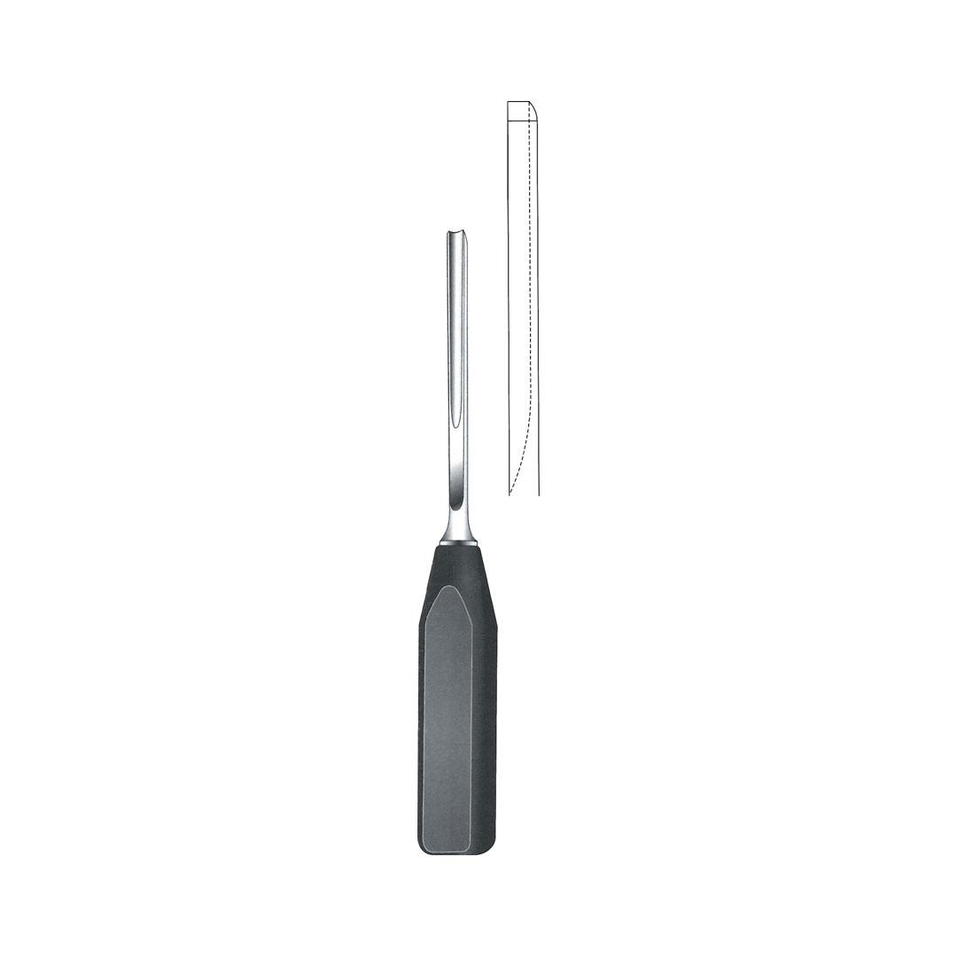 BONE OSTEOTOME CHISELS AND GOUGES Ferrozell handle Spongiosa gouge
