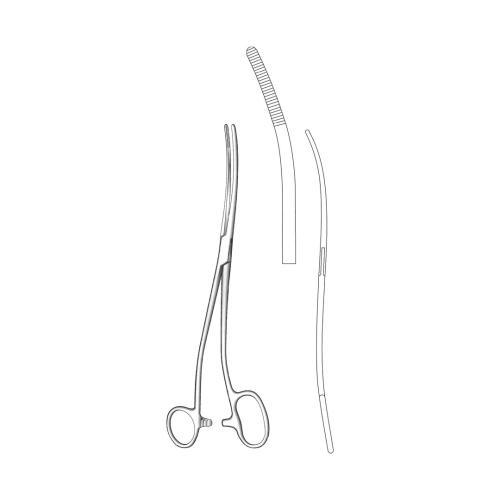 BOZEMANN-DOUGLAS DRESSING FORCEPS SPONGE FORCEPS One ring large