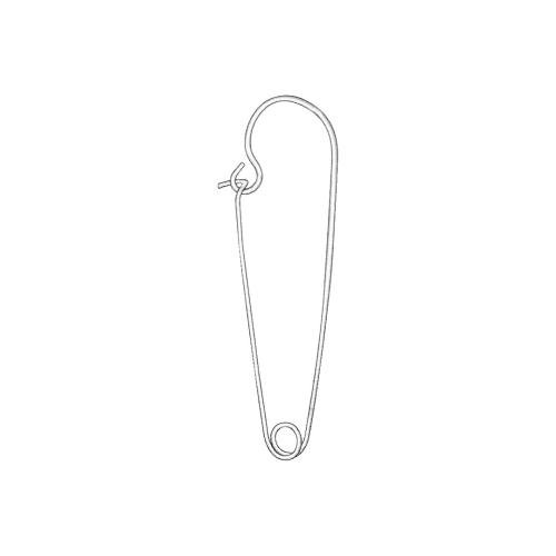 BUNT STERILIZING FORCEPS SAFETY PINS