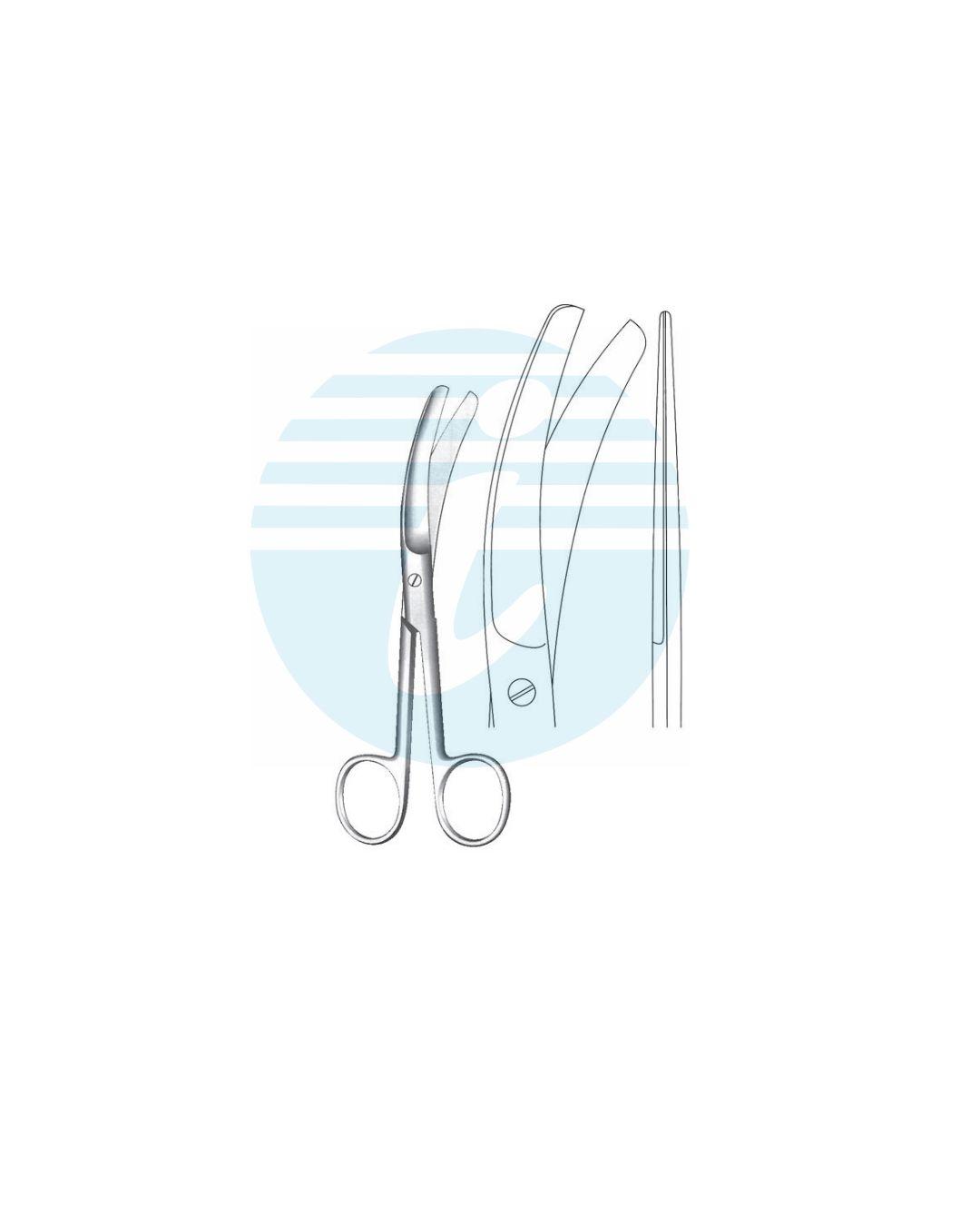 BUSCH EPISIOTMY AND UMBILICAL SCISSORS STRAIGHT