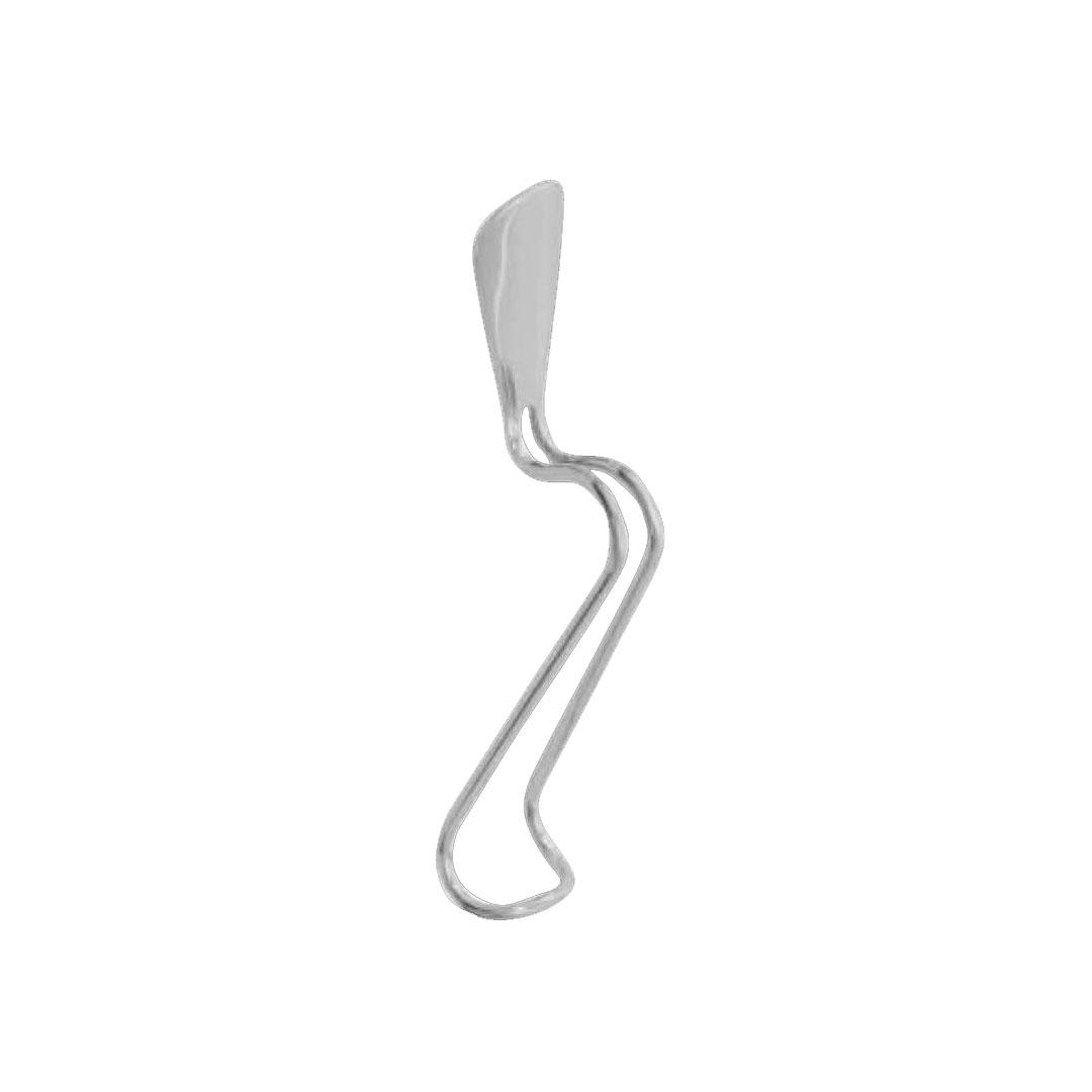 Cheek Retractor retractor and tongue pushers BISHOP with comfortable magin 16cm