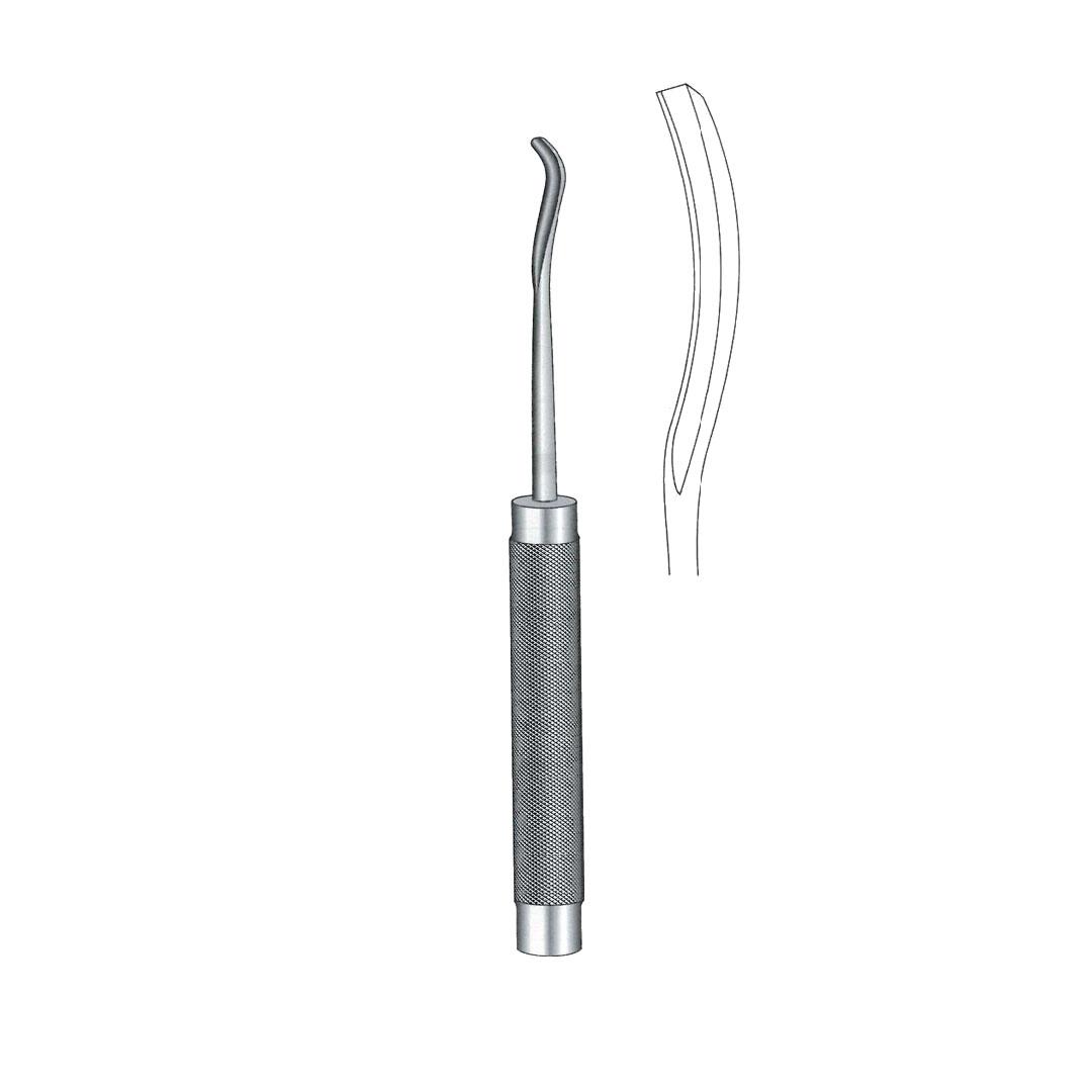 COBB BONE CHISELS AND GOUGES Spinal Gouge  7 mm blade width Medium Curved