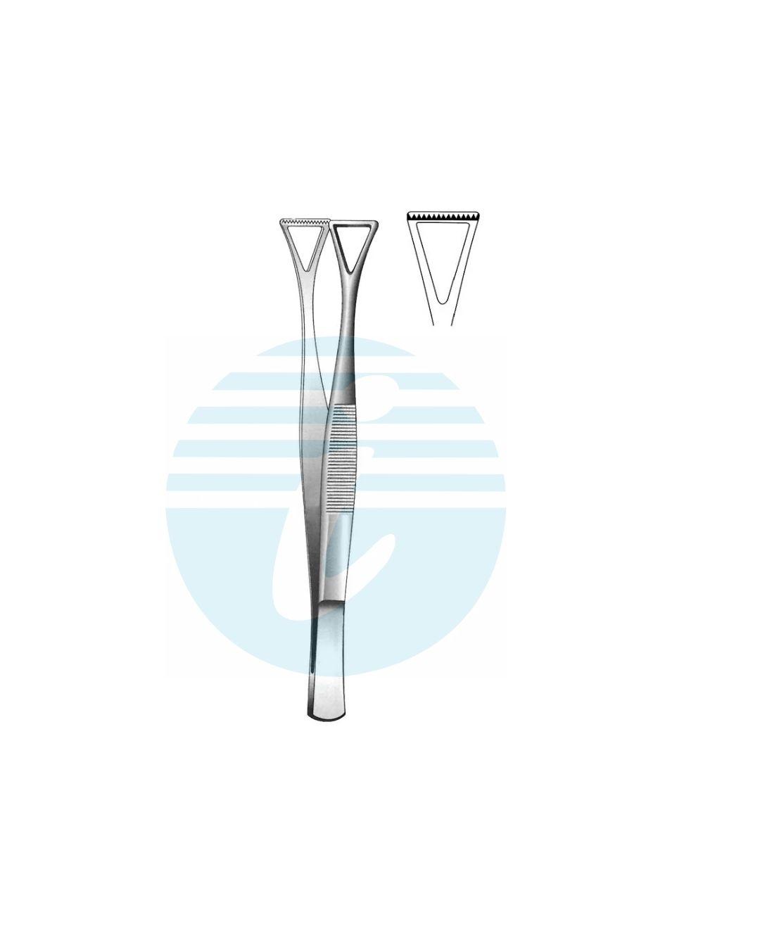 COLLIN-DUVAL TISSUE & GRASPING FORCEPS 14 mm
