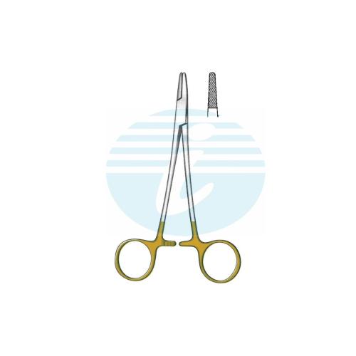 CRILE-WOOD NEEDLE HOLDERS TC GOLD 0.4 Mini profile