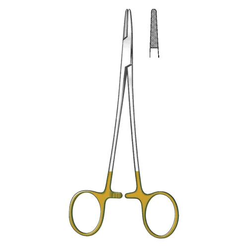CRILE-WOOD NEEDLE HOLDERS TC GOLD 0.4 Mini profile