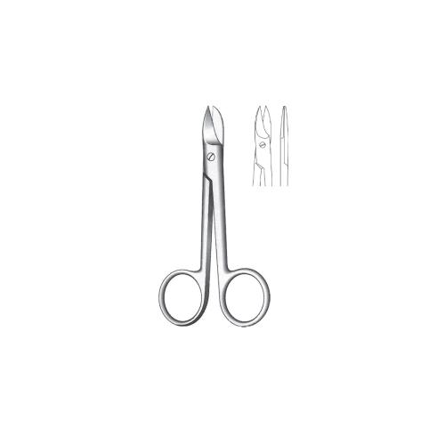 CROWN-BEEBEE OPERATING GUM & LIGATURE SCISSORS STRAIGHT