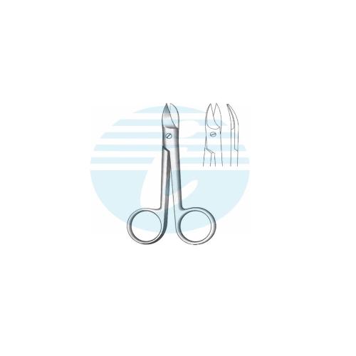 CROWN-BEEBEE OPERATING GUM & LIGATURE SCISSORS CURVED