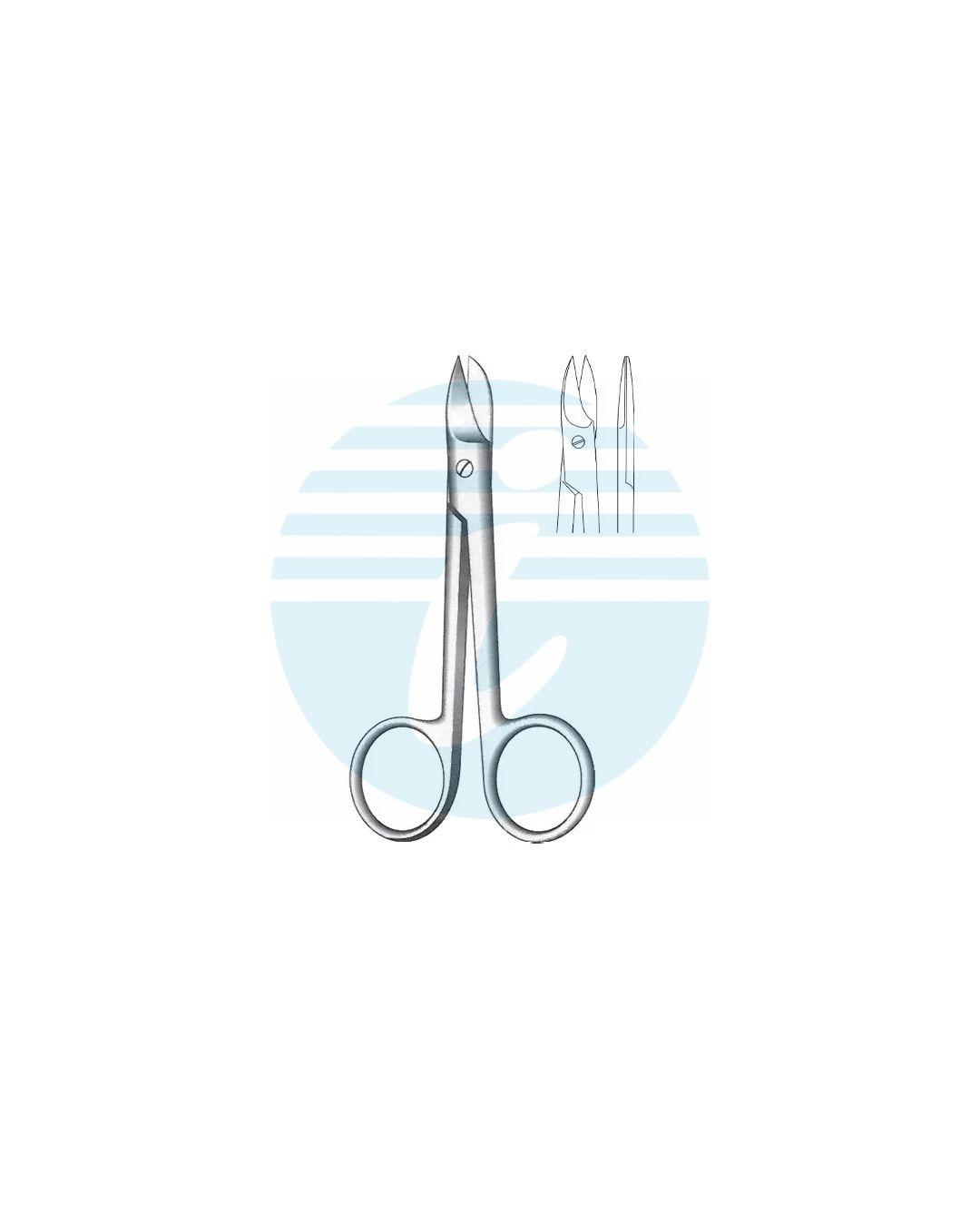 CROWN-BEEBEE OPERATING GUM & LIGATURE SCISSORS STRAIGHT