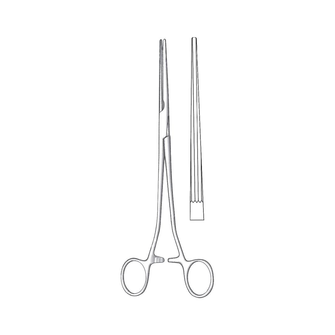 DANNES TISSUE AND ORGAN HOLDING FORCEPS INTESTINAL CLAMP FORCEPS TC GOLD