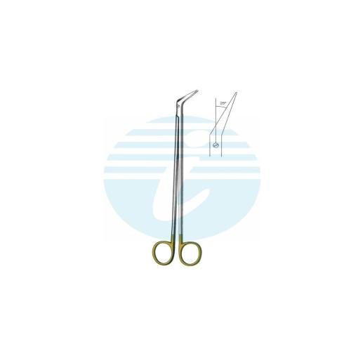 DE BAKEY POTSS-SMITH SCISSORS WITH TUNGSTEN CARBIDE INSERTS 25°