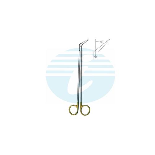 DE BAKEY POTSS-SMITH SCISSORS WITH TUNGSTEN CARBIDE INSERTS 45°