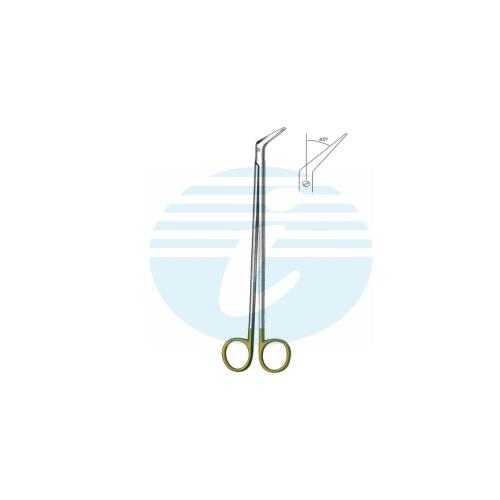 DE BAKEY POTSS-SMITH SCISSORS WITH TUNGSTEN CARBIDE INSERTS 60°