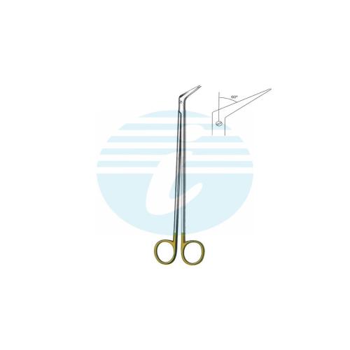 DE BAKEY POTSS-SMITH SCISSORS WITH TUNGSTEN CARBIDE INSERTS 60°