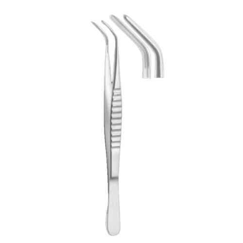 Debakey Atraumatic Tissue Forceps Curved Serrated Teeth 16cm