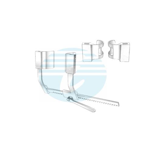 DEBAKEY RIB RETRACTORS Set of 1 retractor & 5 pairs of blades