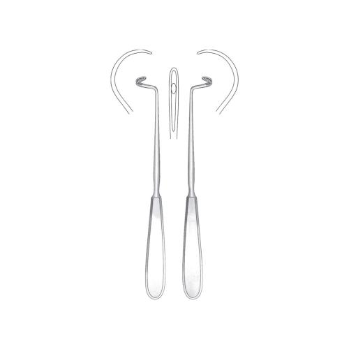 DESCHAMPS LIGATURE NEEDLES Curved Blunt