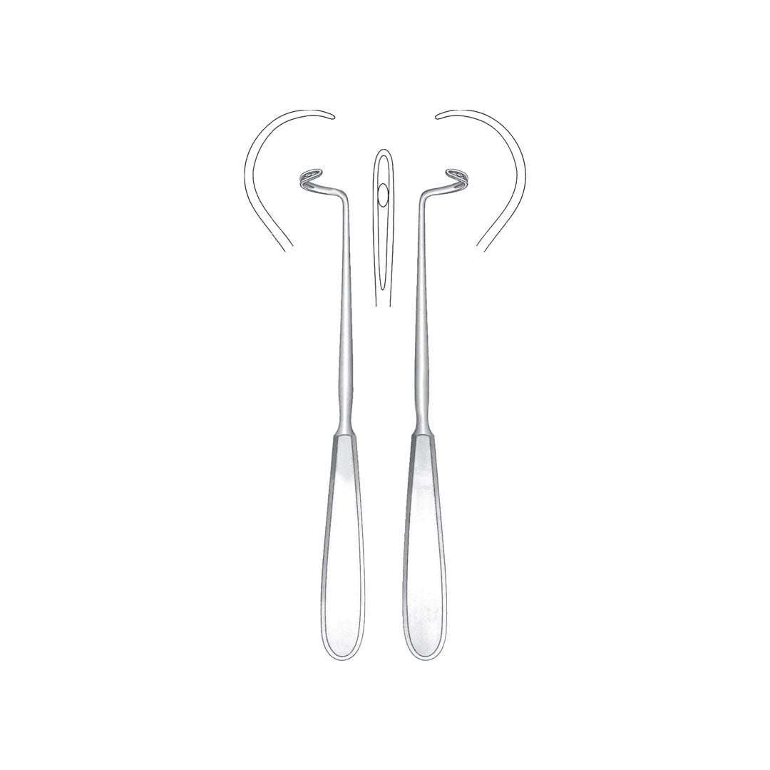 DESCHAMPS LIGATURE NEEDLES Curved Blunt