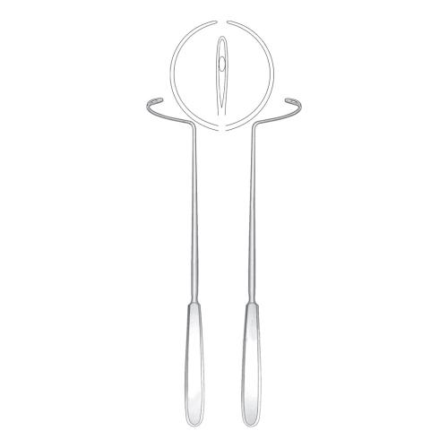 DESCHAMPS LIGATURE NEEDLES Curved Blunt