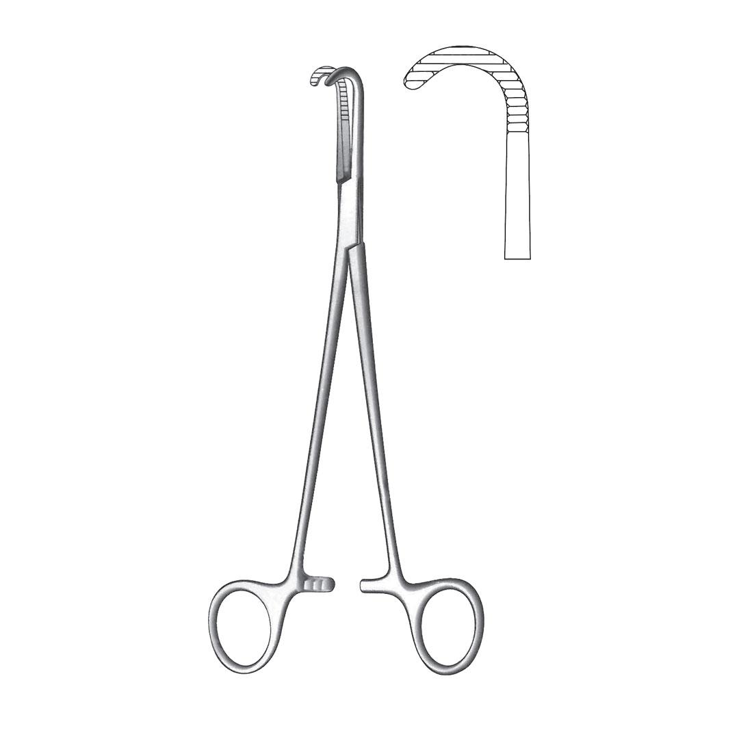 DESJARDINS GALL DUCT PERITONEAL CLAMP FORCEPS