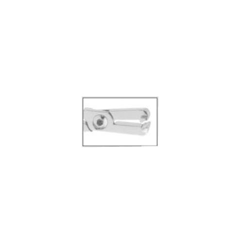 Detailing step pliers double-sided offset beak permits bayonet bends