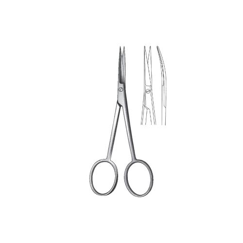 Dissecting post mortem FINE OPERATING CURVED SCISSOR