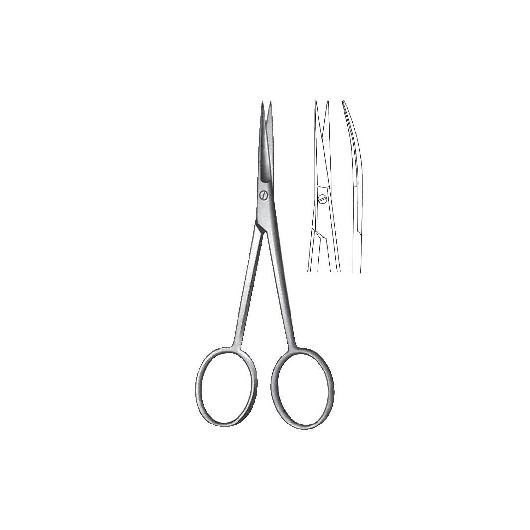 Dissecting post mortem FINE OPERATING CURVED SCISSOR