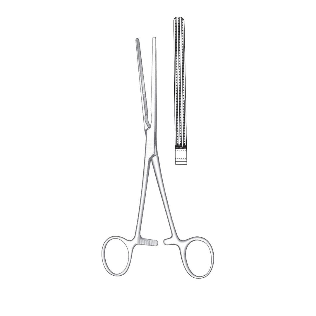 DOYEN-ATRAUMA ATRAUMA INTESTINAL AND STOMACH CLAMP FORCEPS WITH SERRATIONS