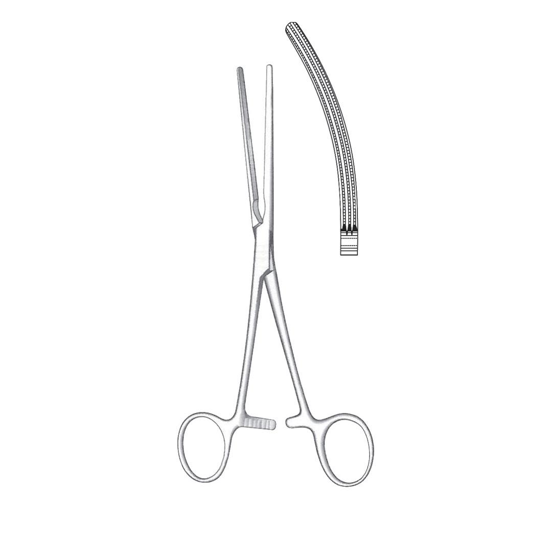 DOYEN-ATRAUMA ATRAUMA INTESTINAL AND STOMACH CLAMP FORCEPS WITH SERRATIONS