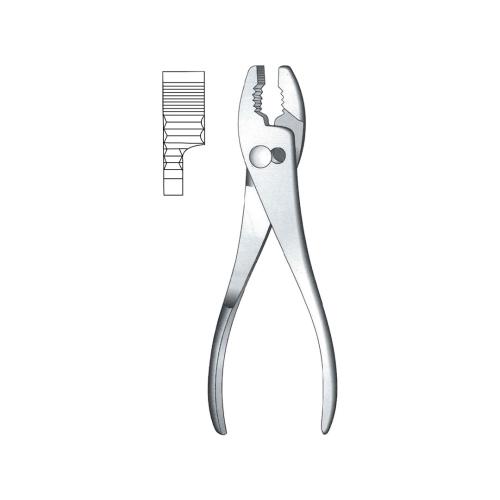 DRILL GUIDE WIRE TWISTER WIRE CUTTING PLIERS Slip joint plier tip Maximum opening