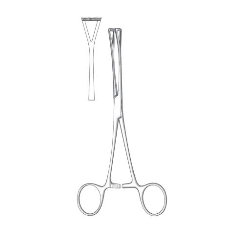 DUVAL TISSUE AND ORGAN HOLDING FORCEPS 13 mm jaws