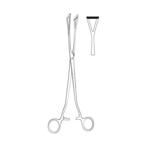 DUVAL TISSUE AND ORGAN HOLDING FORCEPS 25 mm WIDE jaws