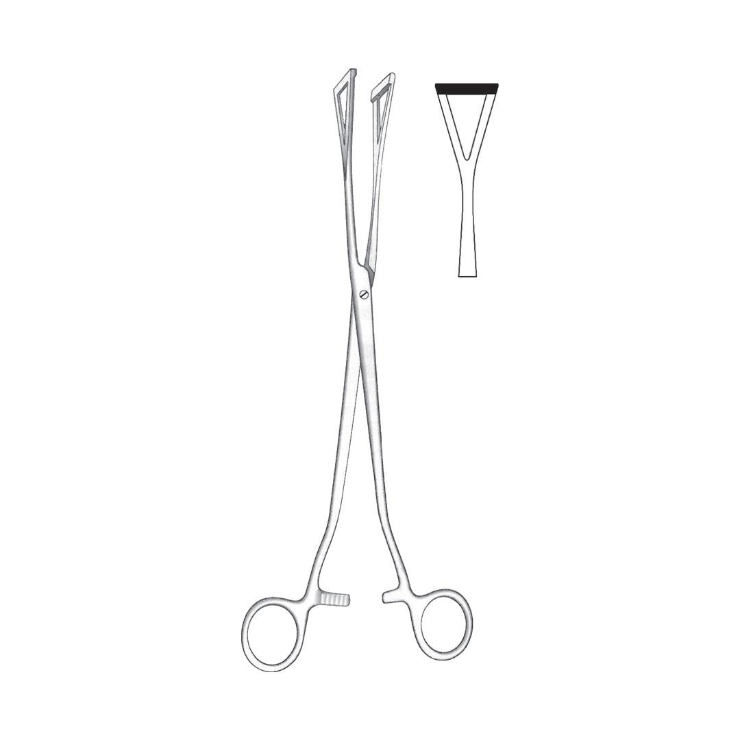 DUVAL TISSUE AND ORGAN HOLDING FORCEPS 25 mm WIDE jaws