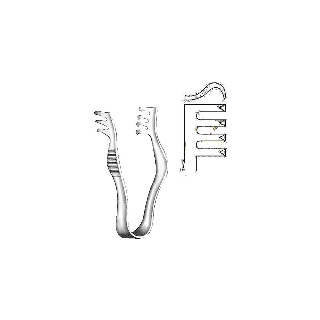 FINSEN Wound Spreaders Self-retaining Sharp