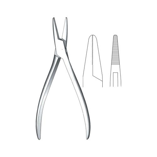 FLAT NOSE & WIRE CUTTING & TWISTING PLIERS tip Narrow nose Wire pulling forceps