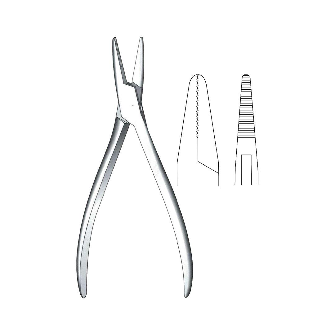 FLAT NOSE & WIRE CUTTING & TWISTING PLIERS tip Narrow nose Wire pulling forceps